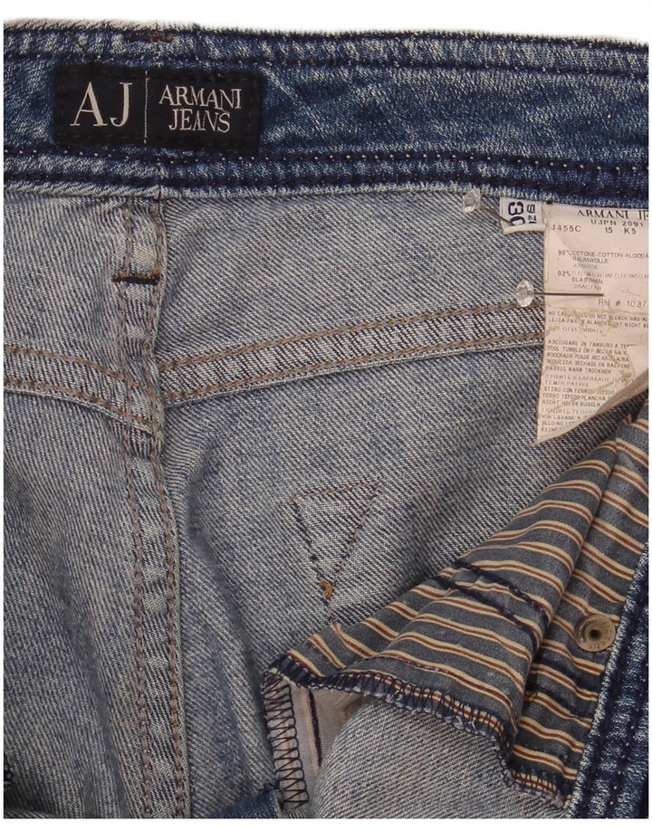 Armani Dame Slim Jeans W30 L33 Blå Bomuld