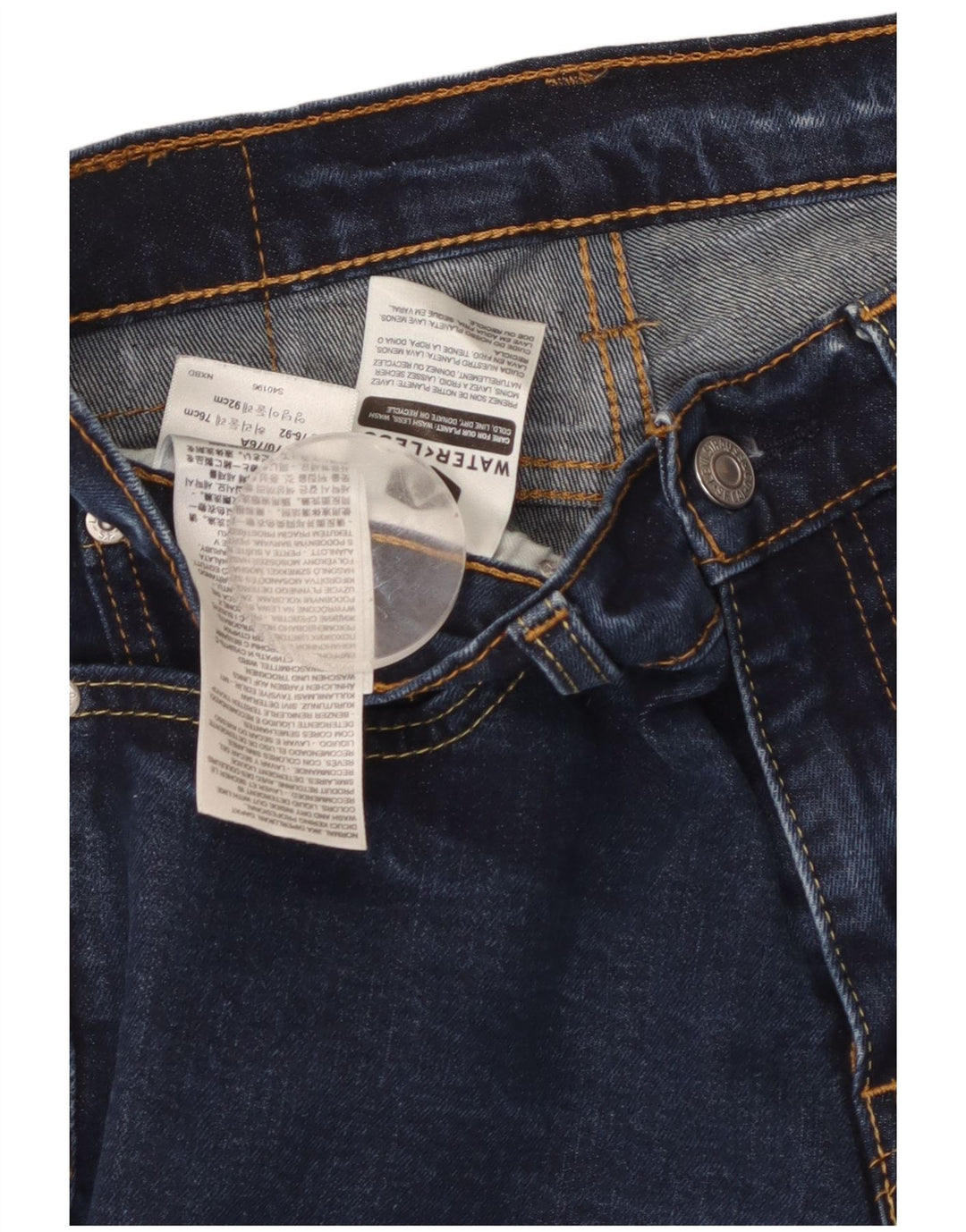 LEVI'S Dame 511 Slim Jeans W30 L32 Marineblå Bomuld