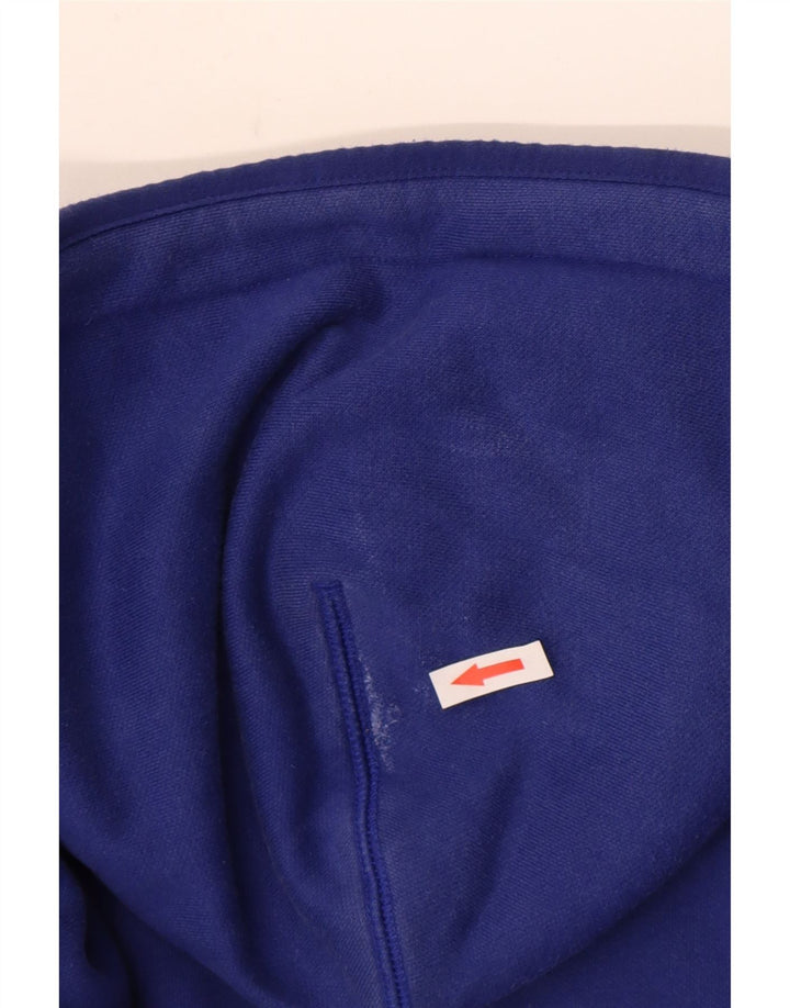Nike Herre grafisk hættetrøje Jumper Medium Blue Colourblock Bomuld
