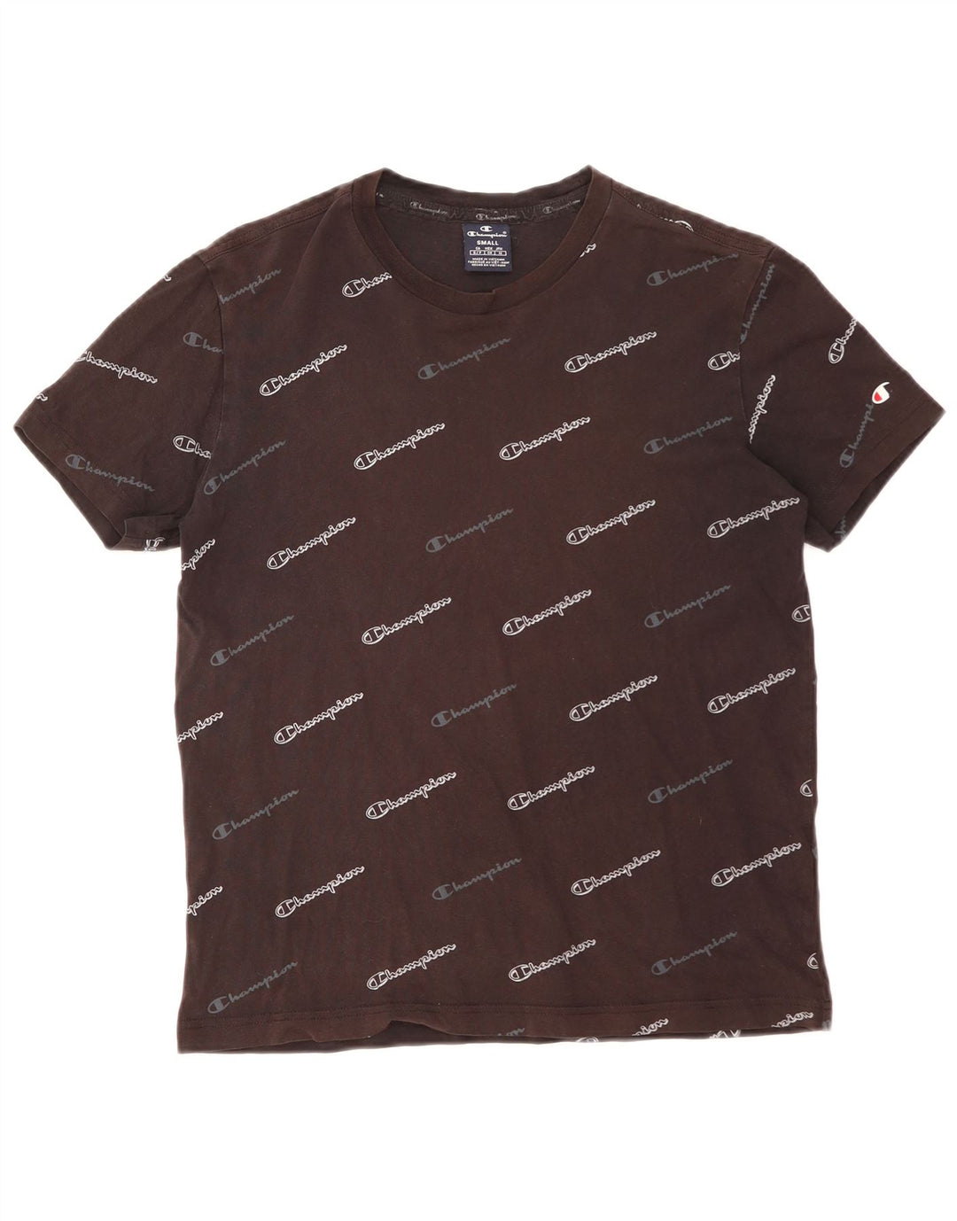 CHAMPION Herre Grafisk T-Shirt Top Lille Sort