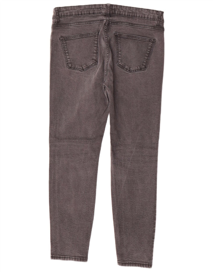 Zara Dame Slim Jeans EU 42 Large W32 L26 Grå