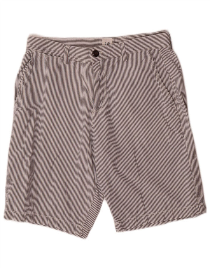 Gap Herre Chino Shorts W29 Små hvidstribet bomuld