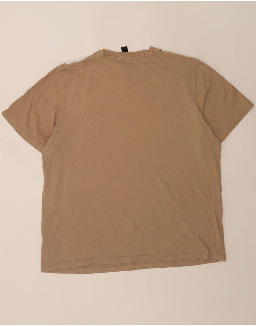 Adidas herre T-shirt top XL brun bomuld