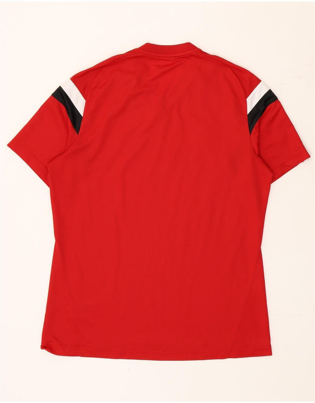 Adidas Herre Climacool T-Shirt Top Stor Rød Colourblock Polyester