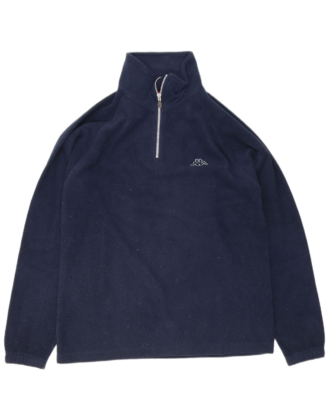 Kappa herre lynlås hals fleece jumper medium marineblå polyester