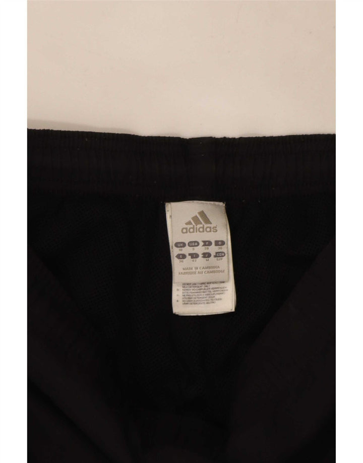 Adidas Dame Capri Træningsdragt Bukser UK 10 Small Black Polyester