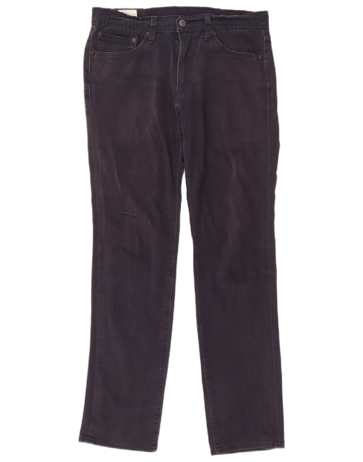 Levi's Herre 511 Slim Jeans W31 L32 Marineblå Bomuld