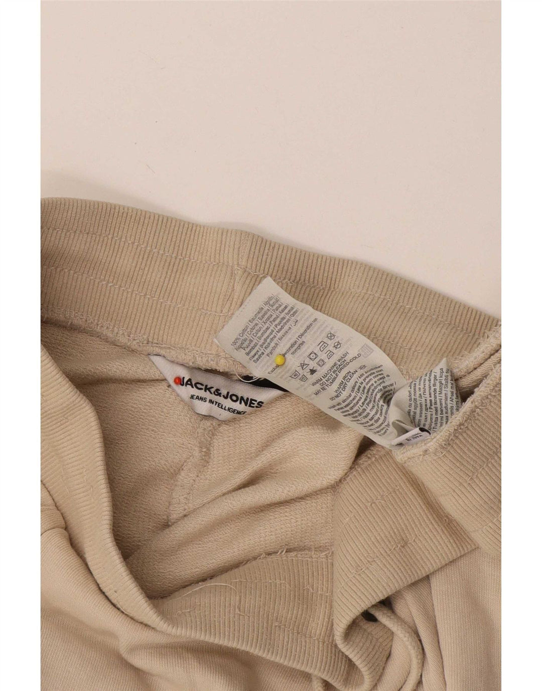 Jack & Jones Sportsshorts til mænd Små beige bomuld