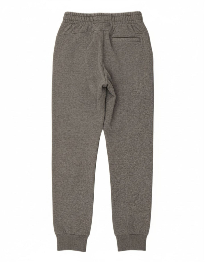 PUMA Mens Tracksuit Trousers Joggers XS Grey Cotton