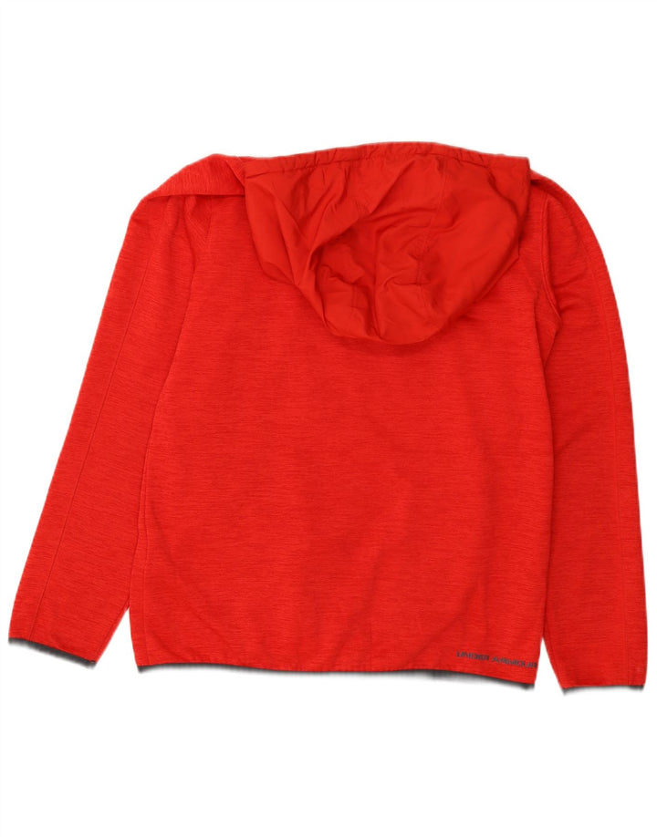 UNDER ARMOUR Drenge hættetrøje 13-14 år XL Rød Polyester