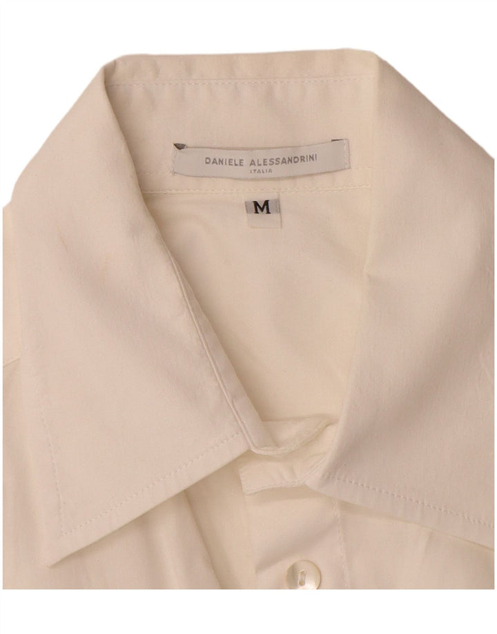 Daniele Alessandrini Kortærmet skjorte til kvinder UK 14 Medium White