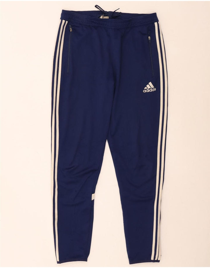 Adidas Herre Climacool Træningsdragt Bukser Large Navy Blue Colourblock
