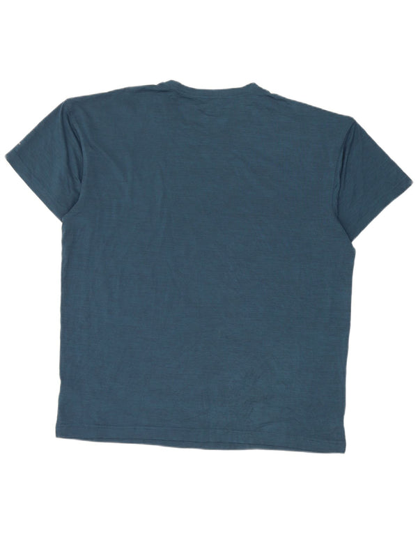 Columbia Herre T-Shirt Top Stor Blå Polyester