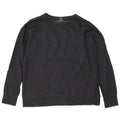 Eddie Bauer Dame Loose Fit Sweatshirt Jumper UK 14 Medium Grå Bomuld