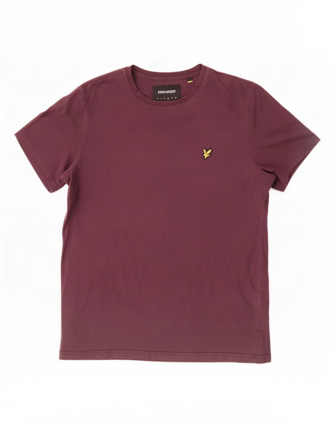 Lyle & Scott Herre T-shirt Top Stor rødbrun bomuld