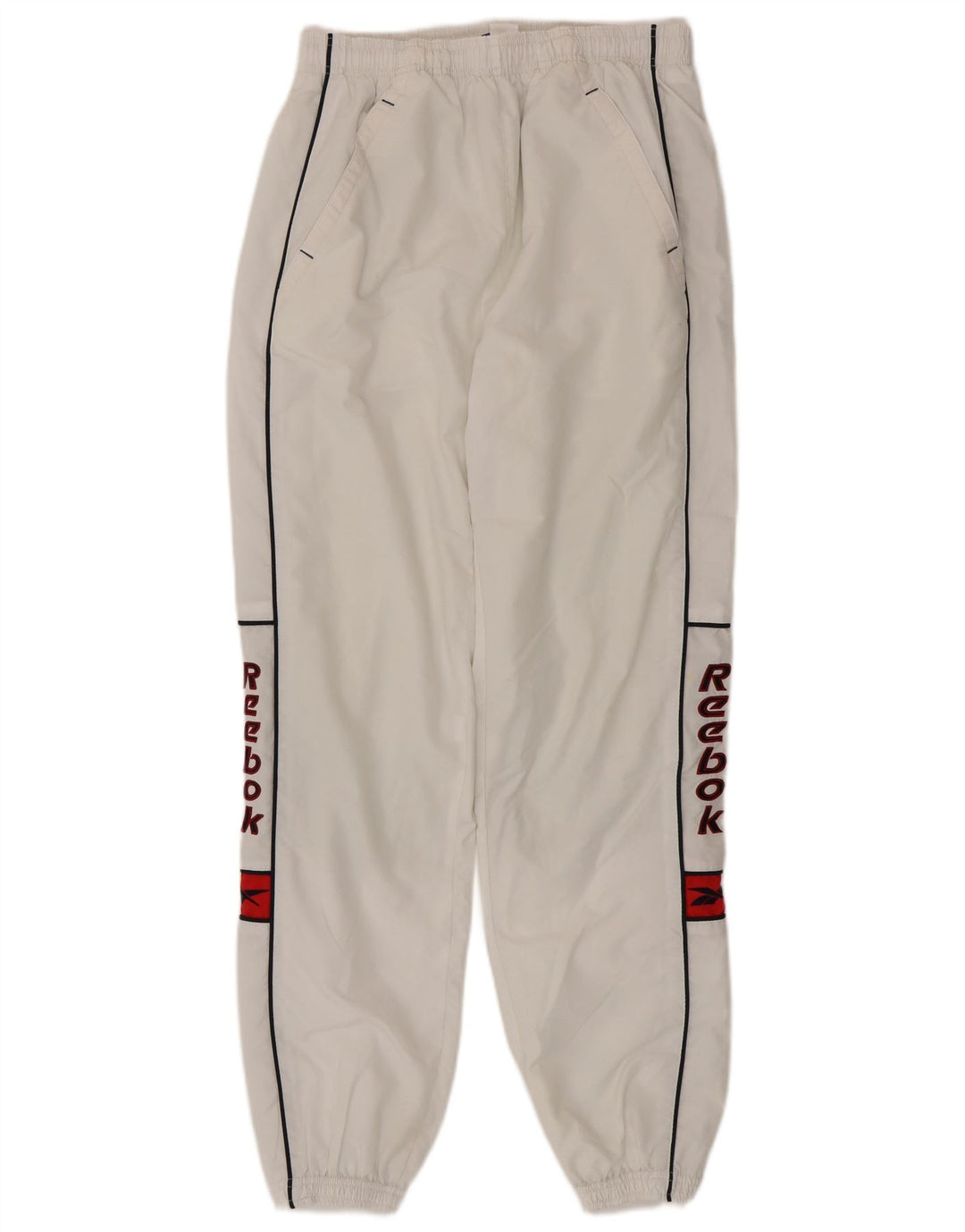 Reebok Herre grafisk træningsdragt Bukser Jogger Small White Polyester