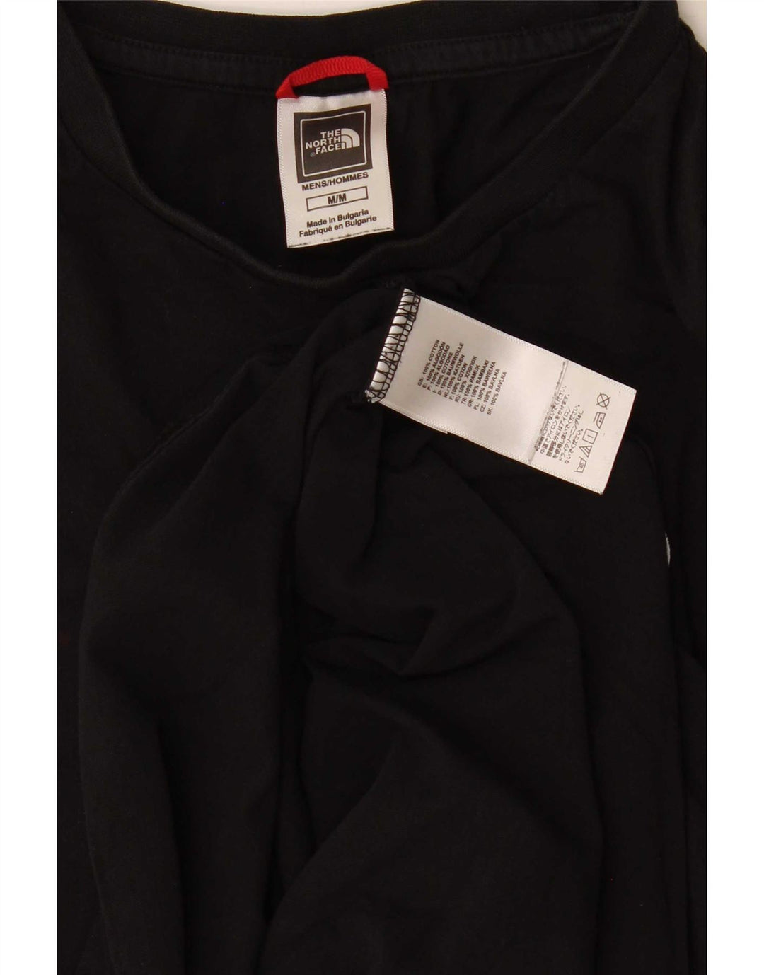 The North Face Herre T-Shirt Top Medium Sort Bomuld