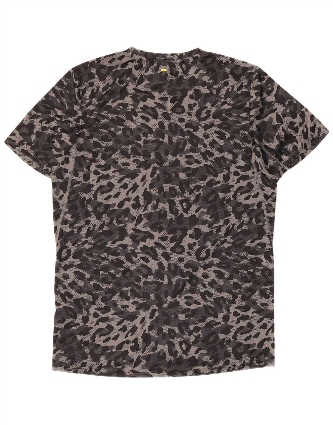Adidas Herre Aeroready T-Shirt Top Lille Grå Animal Print Polyester