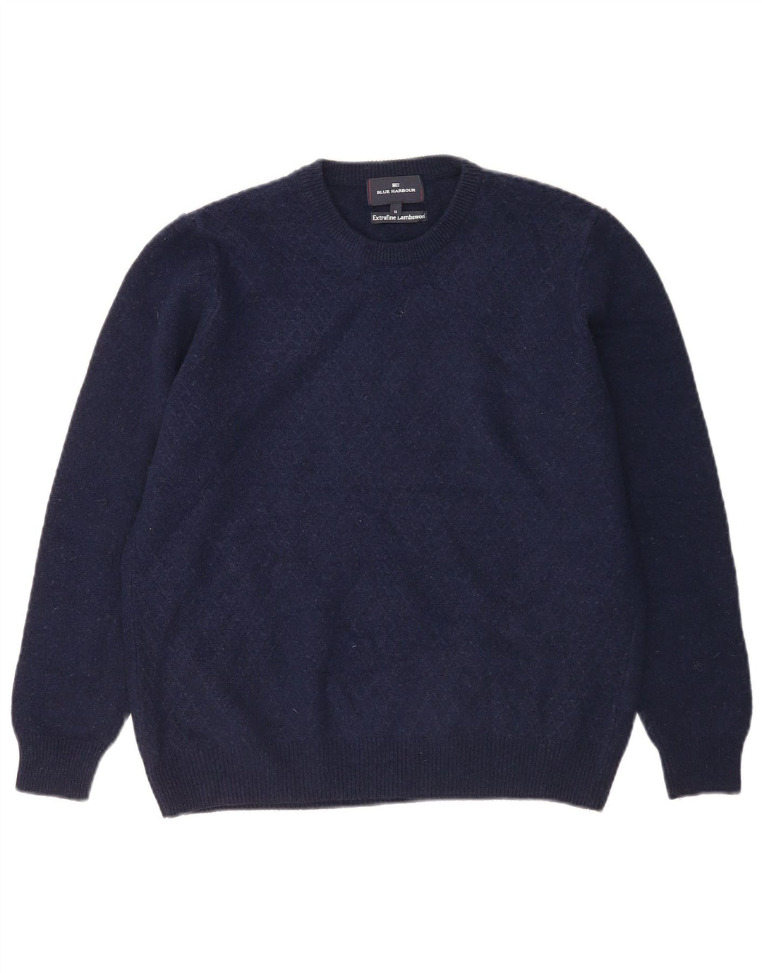 Marks & Spencer Herre Blue Harbor Crew Neck sweater Medium Navy