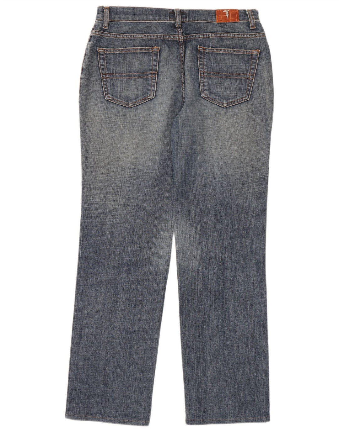 Trussardi lige jeans til kvinder W30 L32 blå bomuld