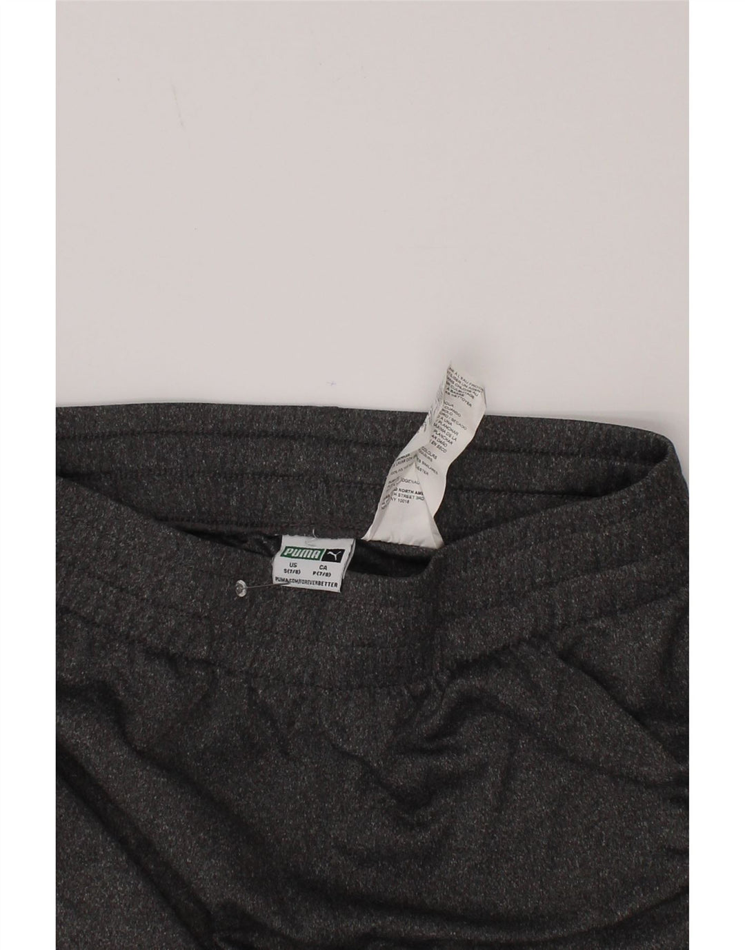 Puma Boys Sports Shorts 7-8 År Små Grå Polyester