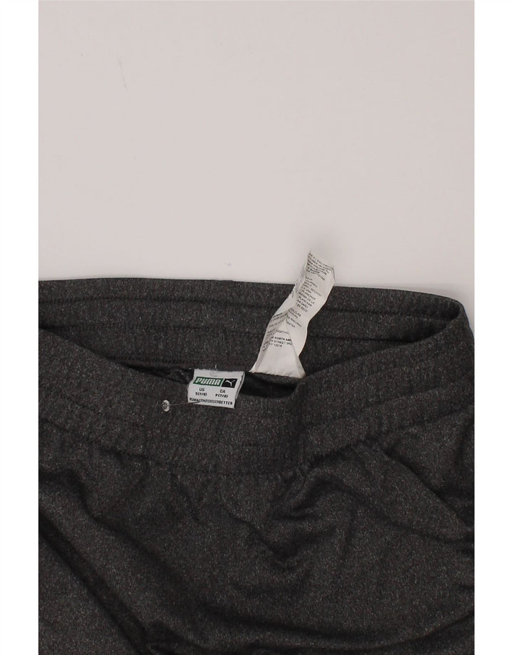 Puma Boys Sports Shorts 7-8 År Små Grå Polyester