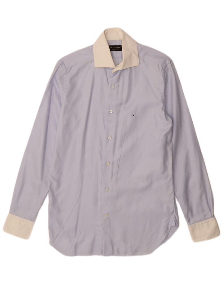 Massimo Dutti Herreskjorte Str. 38 15 Medium Blue Sildeben