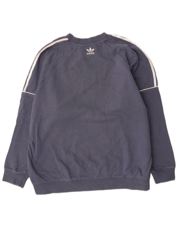 Adidas Herre Sweatshirt Jumper XL Marineblå Bomuld