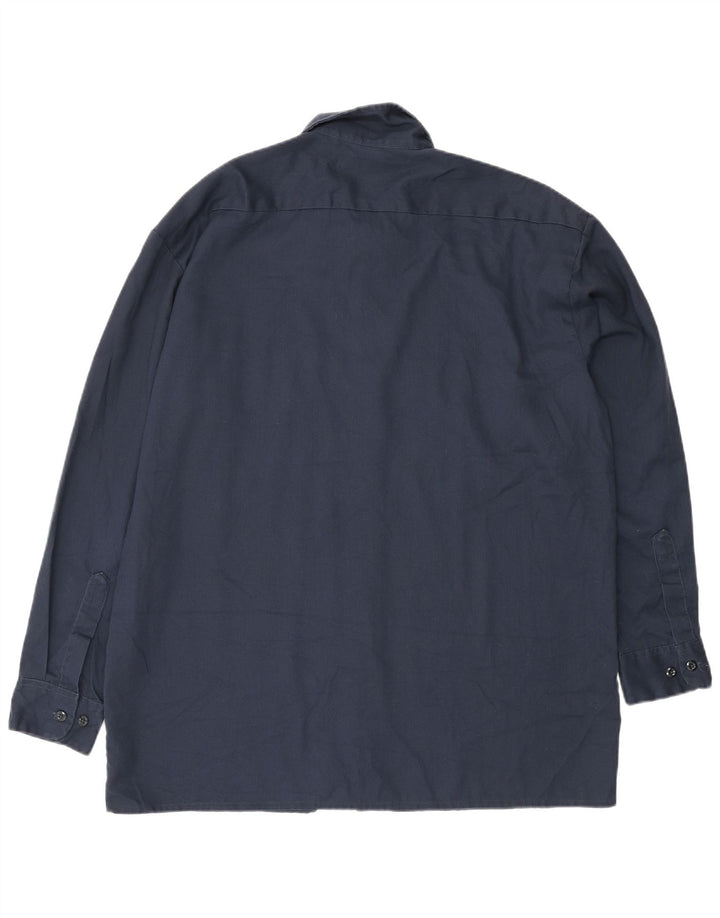 Dickies herreskjorte stor marineblå polyester