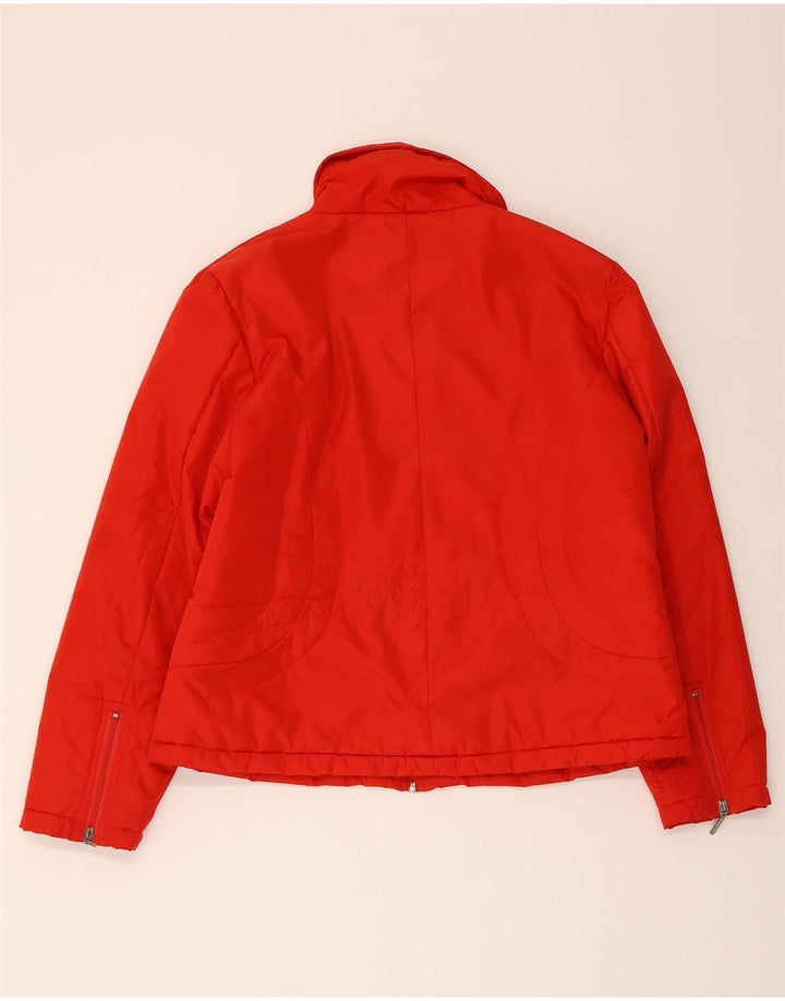 PACO Womens Windbreaker Jacket UK 18 XL Red Polyester Vintage Paco and Second-Hand Paco from Messina Hembry 
