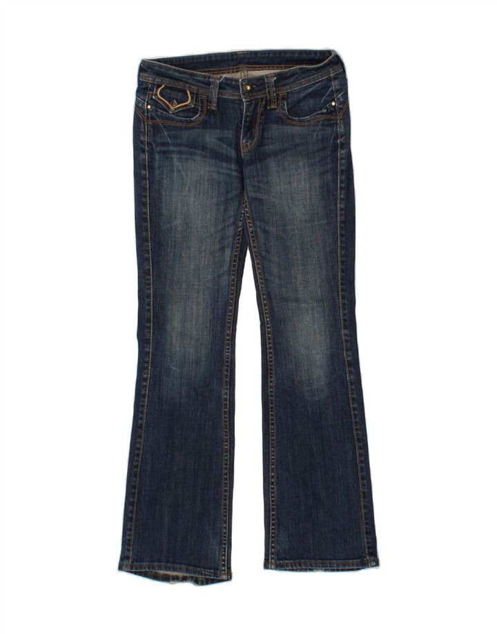 WRANGLER Dame Bootcut Jeans W30 L30 Marineblå