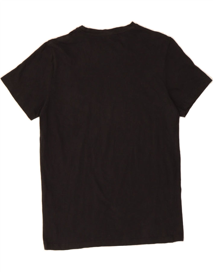 JACK & JONES Mens T-Shirt Top Medium Black Cotton Vintage Jack & Jones and Second-Hand Jack & Jones from Messina Hembry 