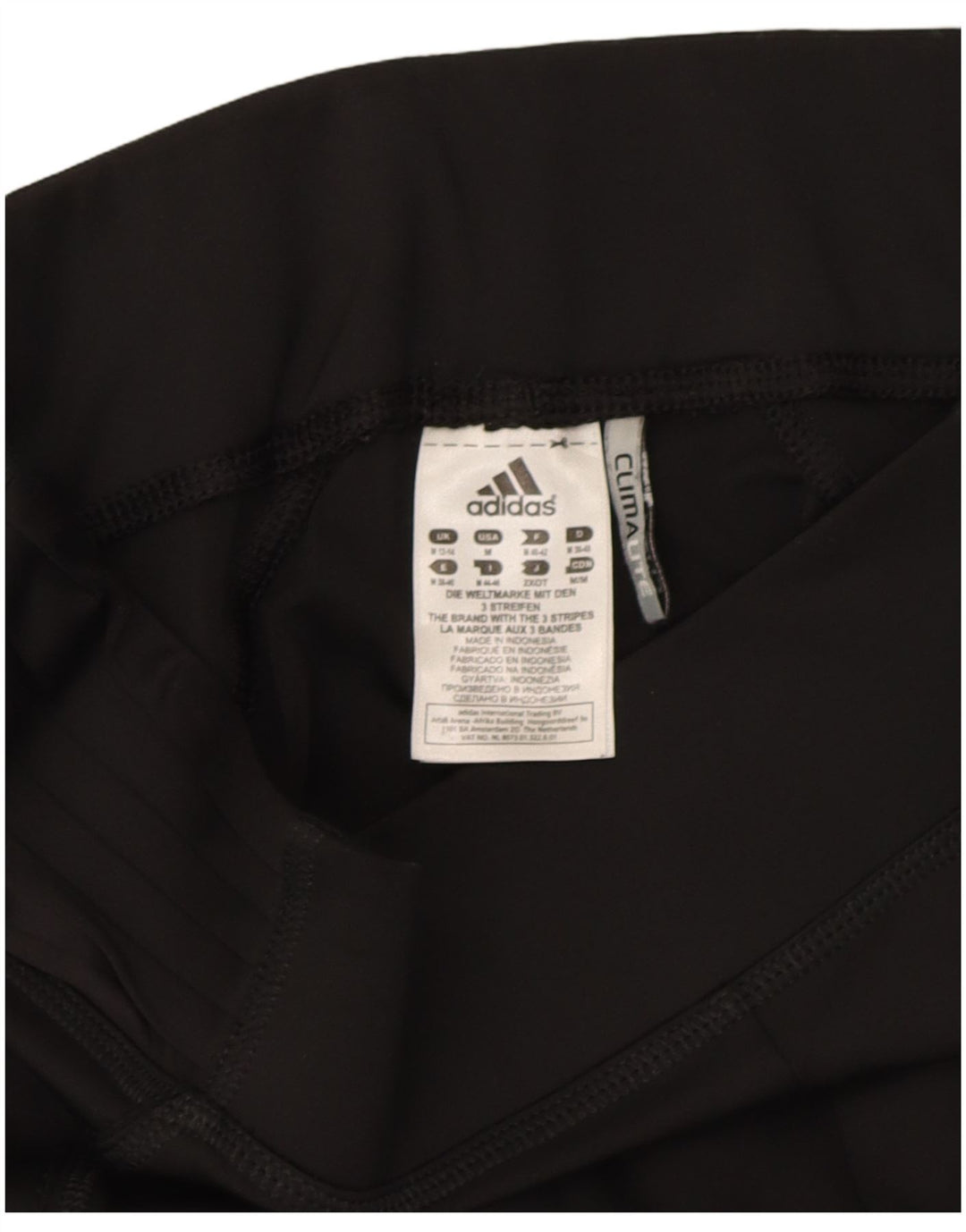 Adidas Træningsdragtsbukser til kvinder UK 12/14 Medium Sort Polyester