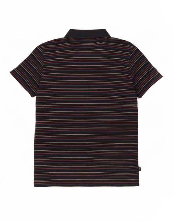 Jack & Jones Mens Graphic Polo Shirt XL Navy Blue