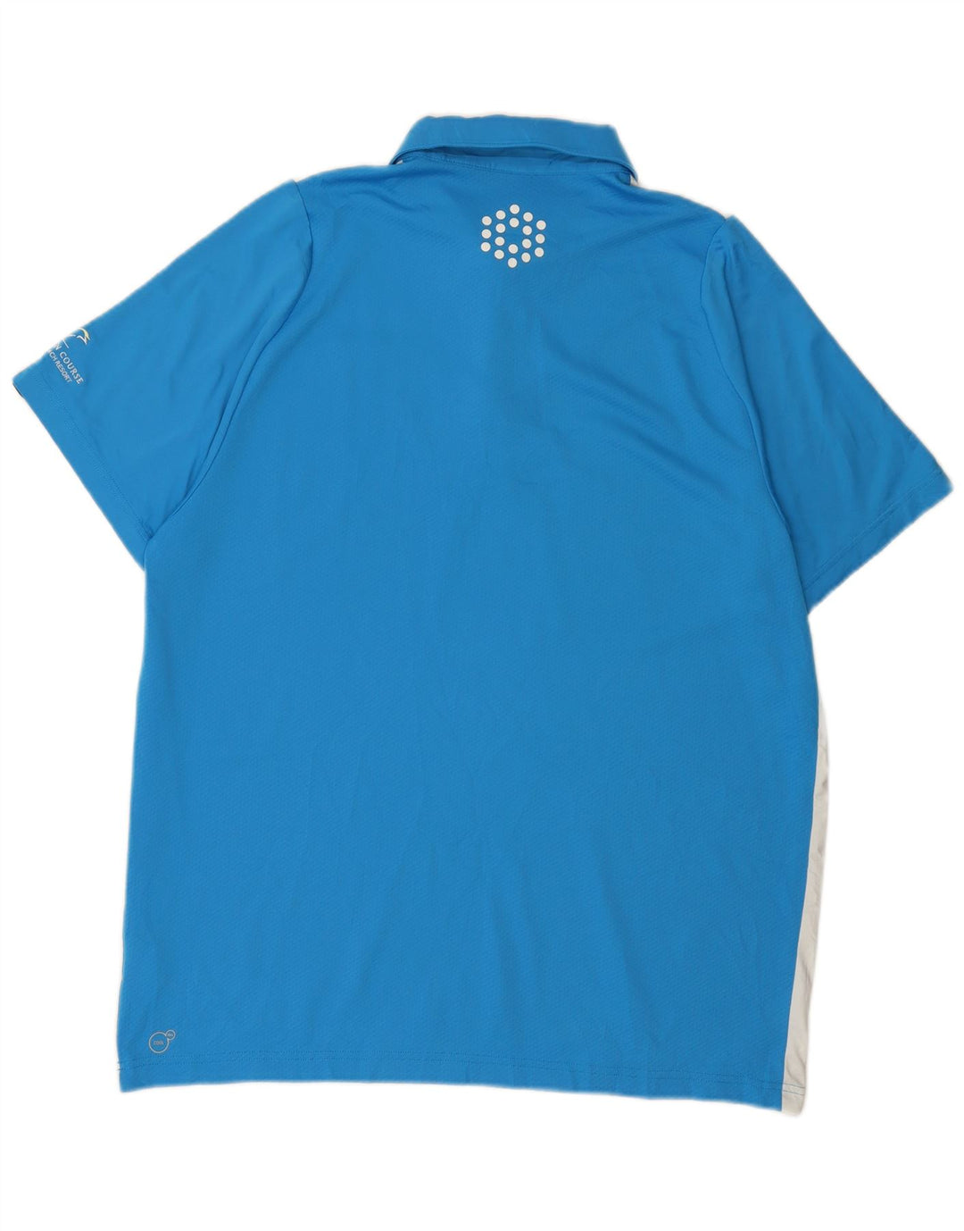 PUMA Poloshirt til mænd XL Blå Colourblock Polyester