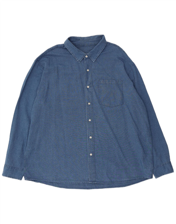 American Eagle herreskjorte 2XL blå bomuld