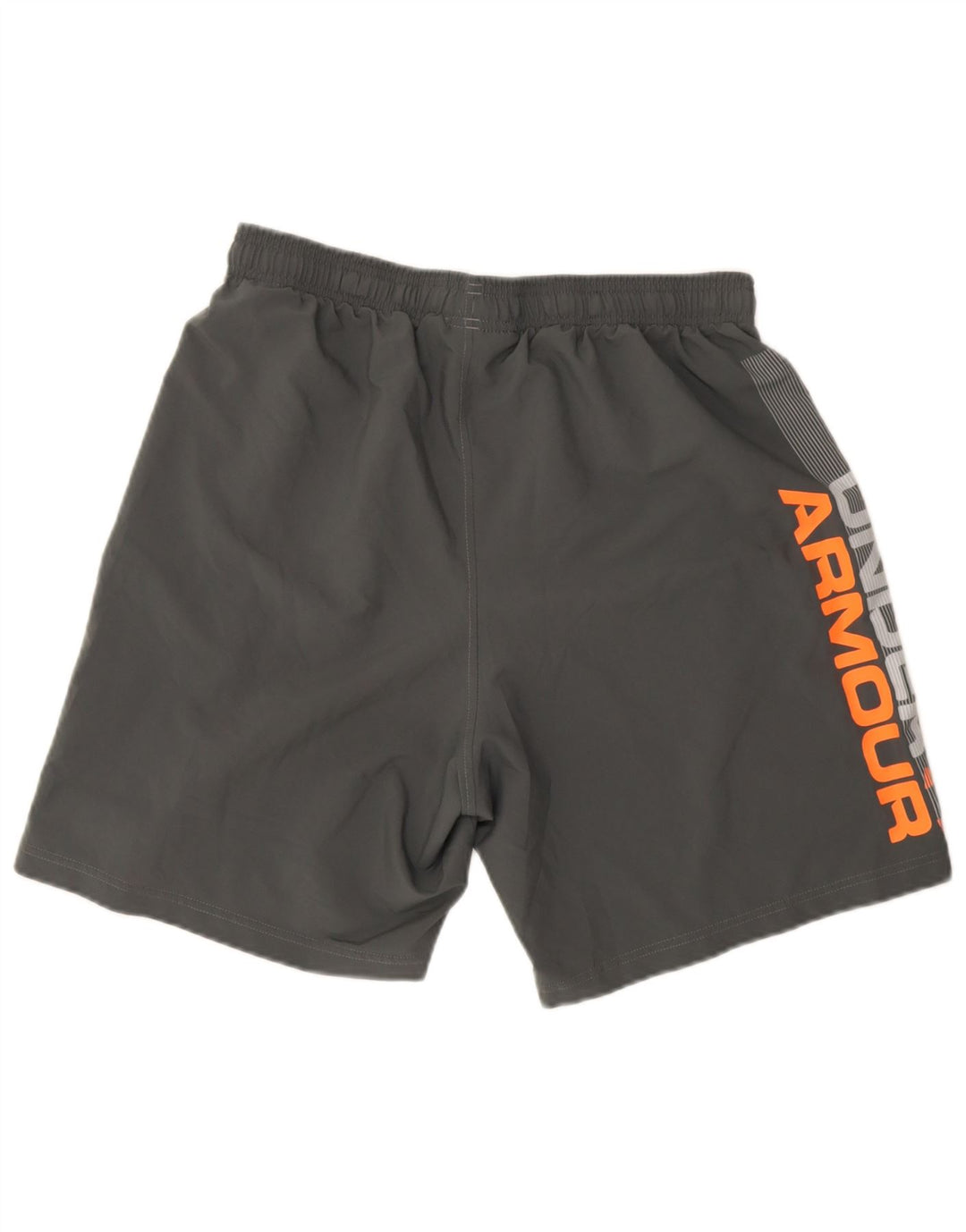 Under Armour Herre Heat Gear Graphic Sports Shorts Large Grå Polyester