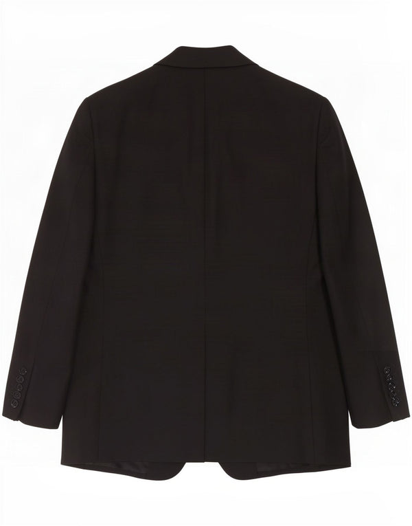 Trussardi Herre 2-knaps blazerjakke IT 52 XL Sort Uld
