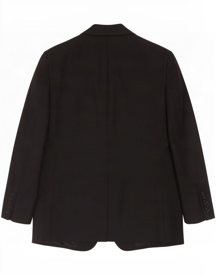 Trussardi Herre 2-knaps blazerjakke IT 52 XL Sort Uld