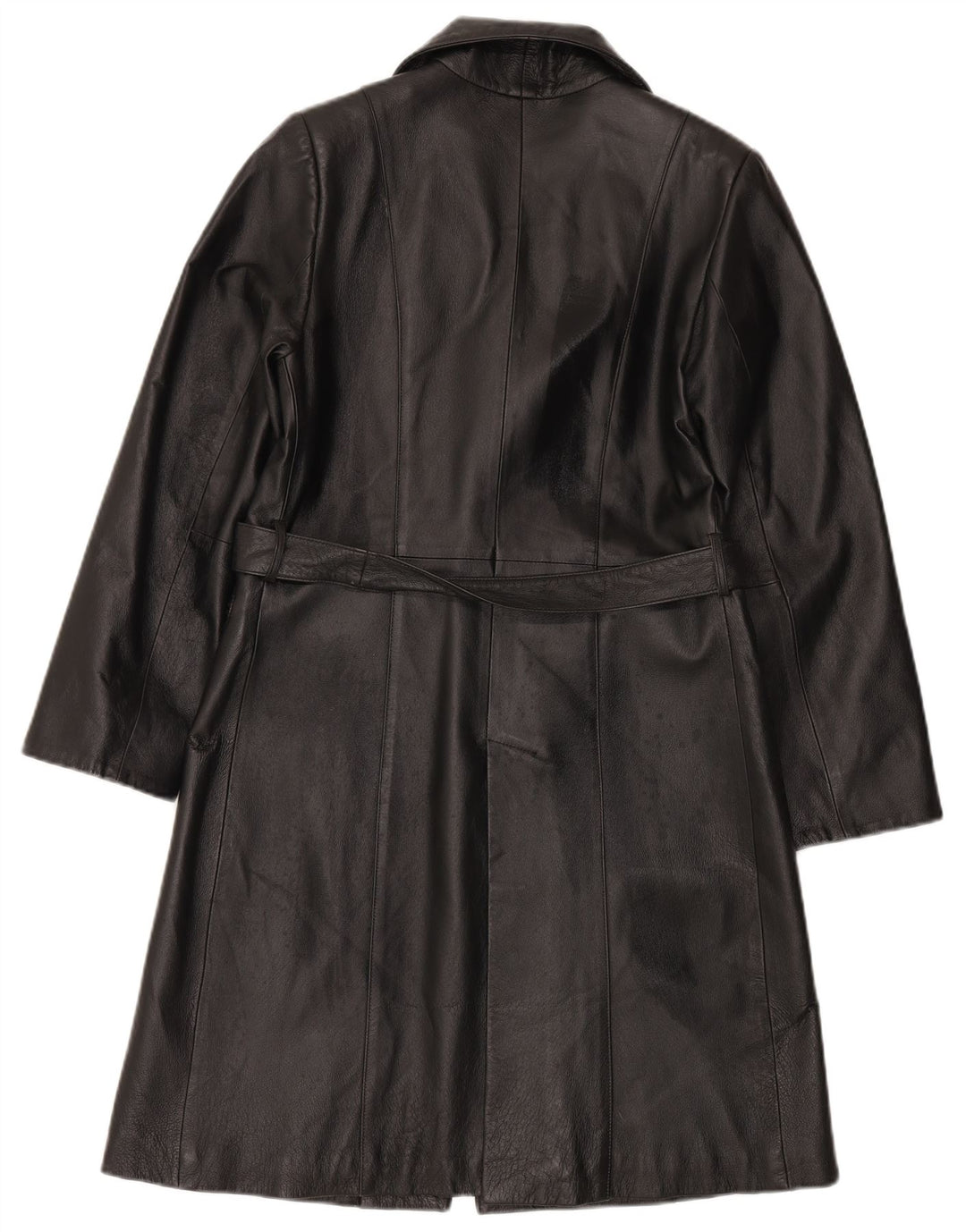 LAVORAZIONE ARTIGIANALE Læderfrakke til kvinder IT 44 Mellem sort læder