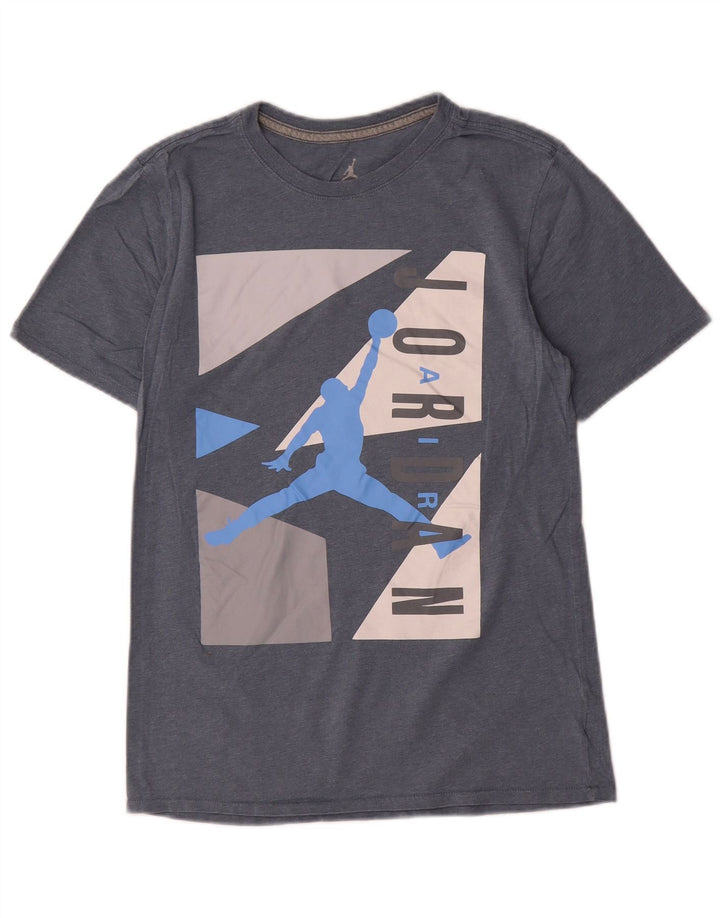 Jordan Herre grafisk T-shirt top lille grå