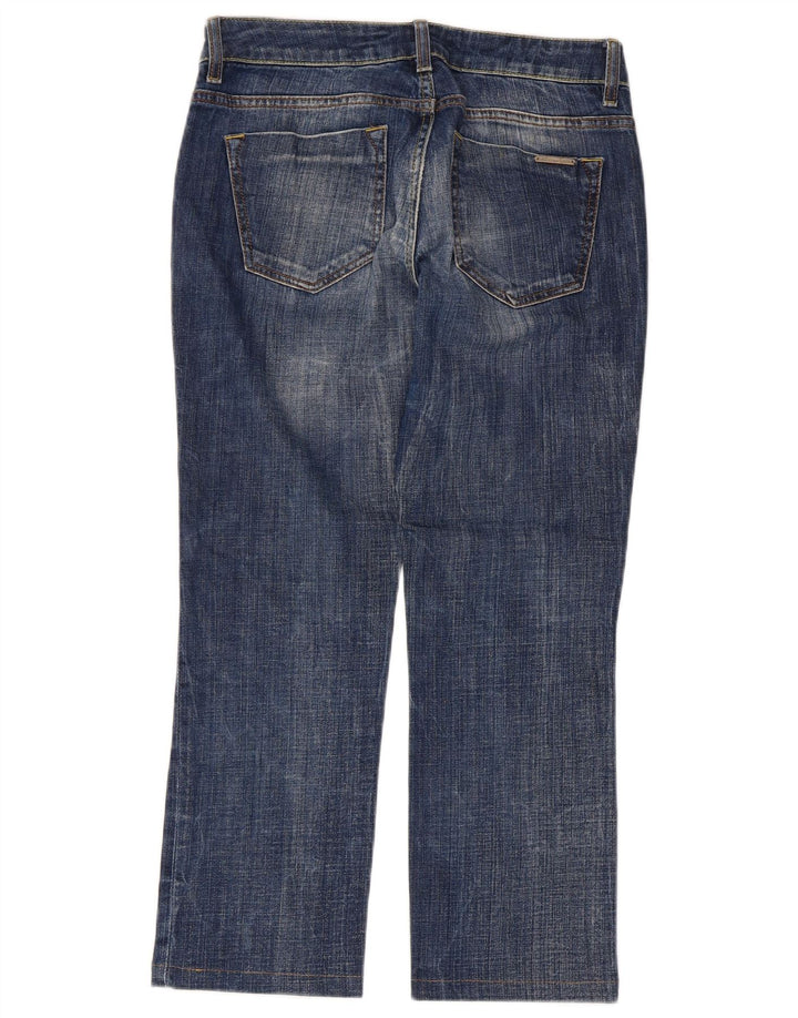 Massimo Dutti Dame Cropped Jeans W27 L25 Blå Bomuld