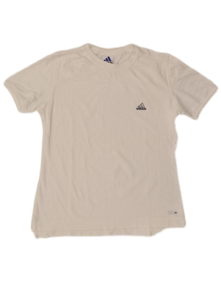 Adidas Dame T-Shirt Top UK 12 Medium White