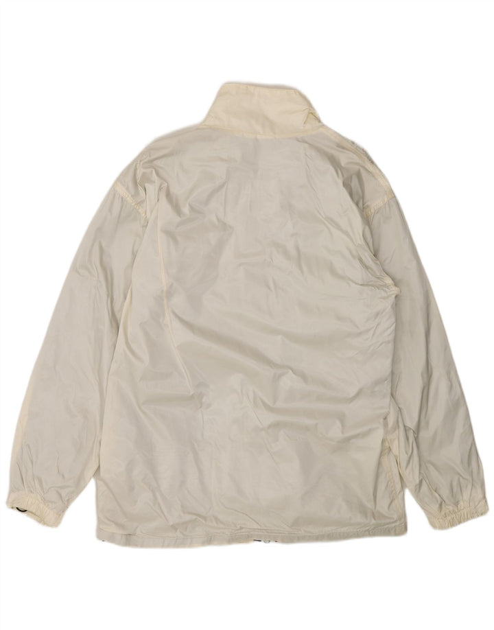 Burton Herre Snowboards Windbreaker Jacket UK 38 Medium White Colourblock