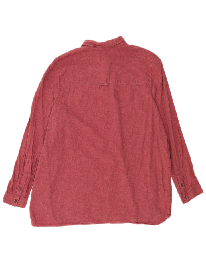 Fat Face Dame Pullover Shirt UK 16 Large Red Bomuld