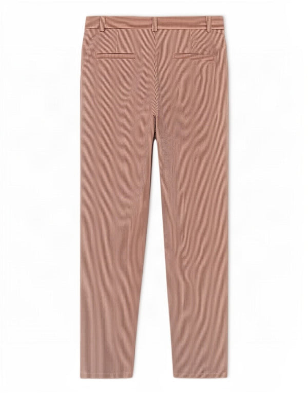 Marks & Spencer Chinobukser til kvinder UK 10 Small W30 L29 Pink Nålestribe
