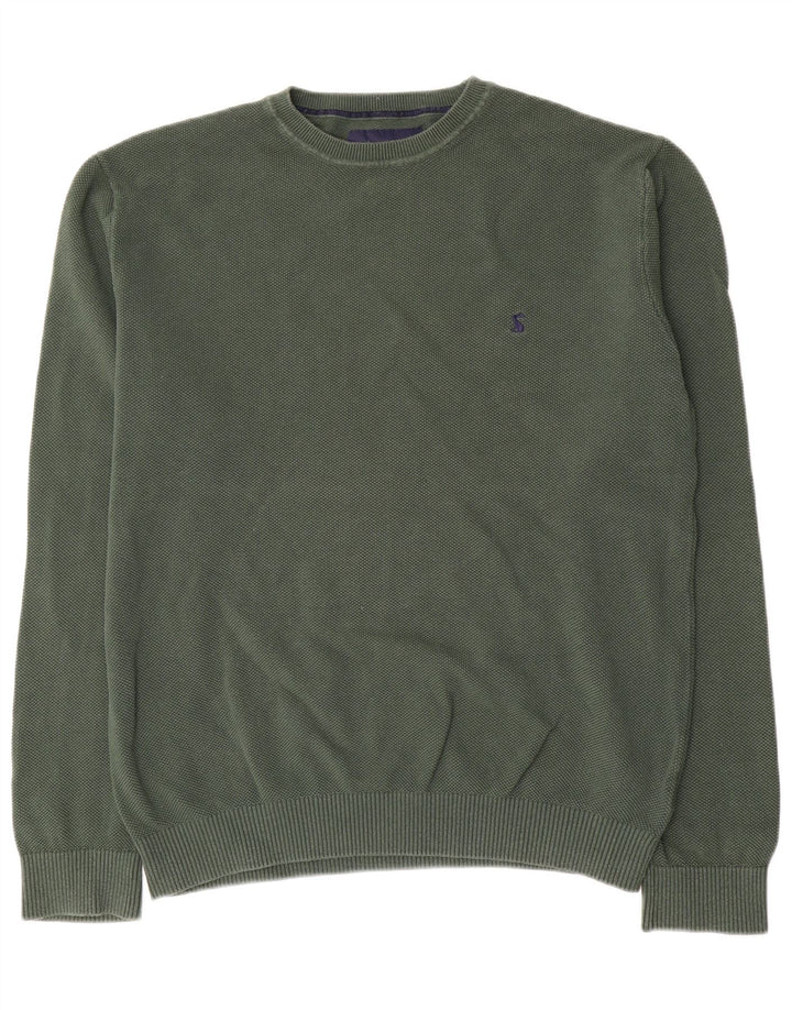 Joules Herre Crew Neck Jumper Sweater Stor Grøn Bomuld