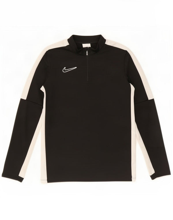 Nike Boys Dri Fit Pullover Træningsdragt Top 12-13 år Stor Sort