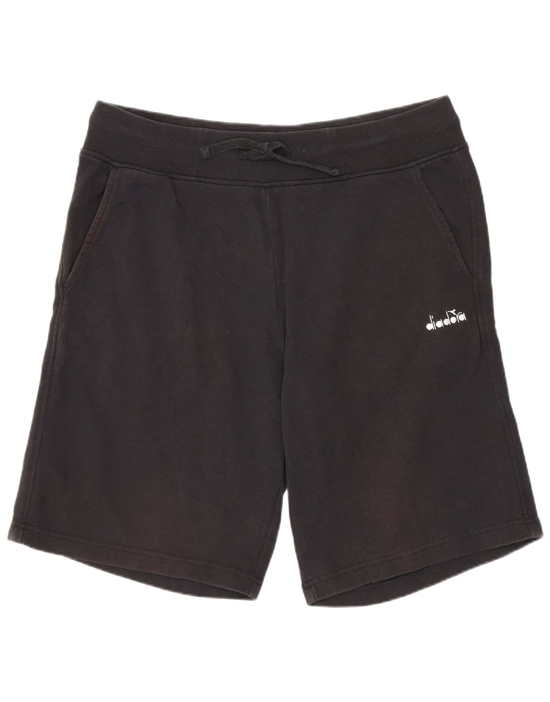 Diadora Herre Sportshorts Stor Sort Bomuld