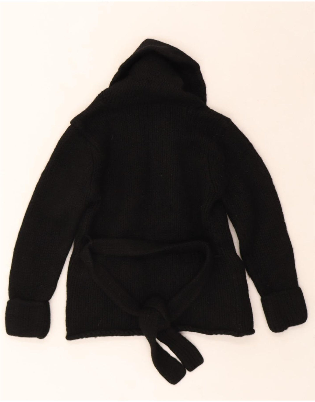 DOCKERS Womens Open Cardigan Sweater UK 6 XS Black Vintage Dockers and Second-Hand Dockers from Messina Hembry 